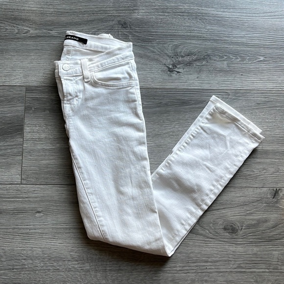 J Brand White Denim Jeans - Picture 1 of 5